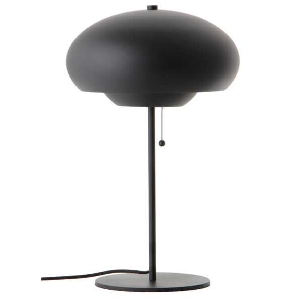 Lampa stołowa na komodę czarny mat