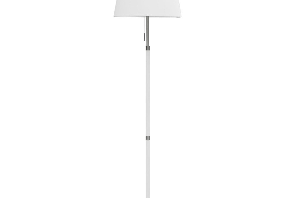 Lampa podłogowa biała nowoczesna Venice Frandsen