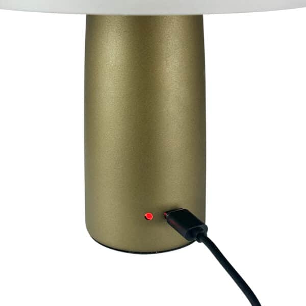 Lampa ładowalna zielony metalik Porter Dyberg Larsen - obrazek 4