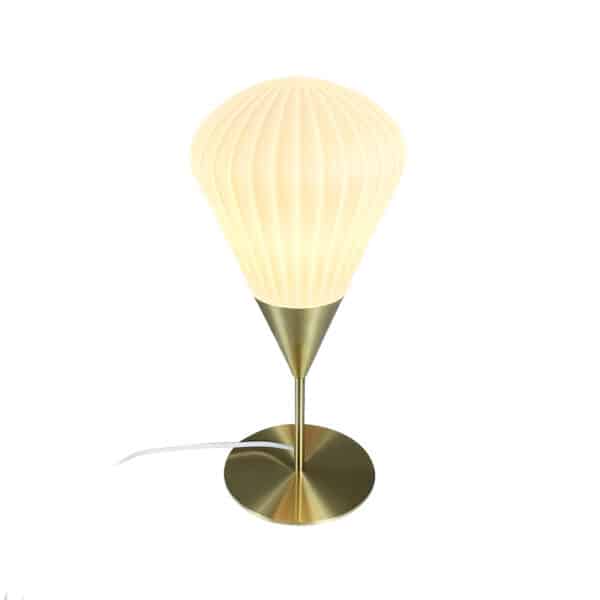 Lampa stołowa opal mosiądz Ballon Dyberg Larsen - obrazek 4