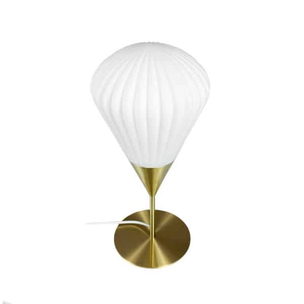 Lampa stołowa opal mosiądz Ballon Dyberg Larsen - obrazek 3